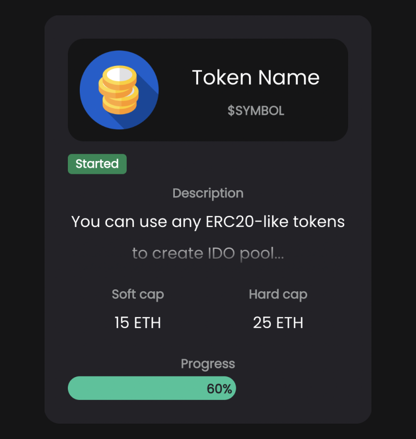 Home component screen
