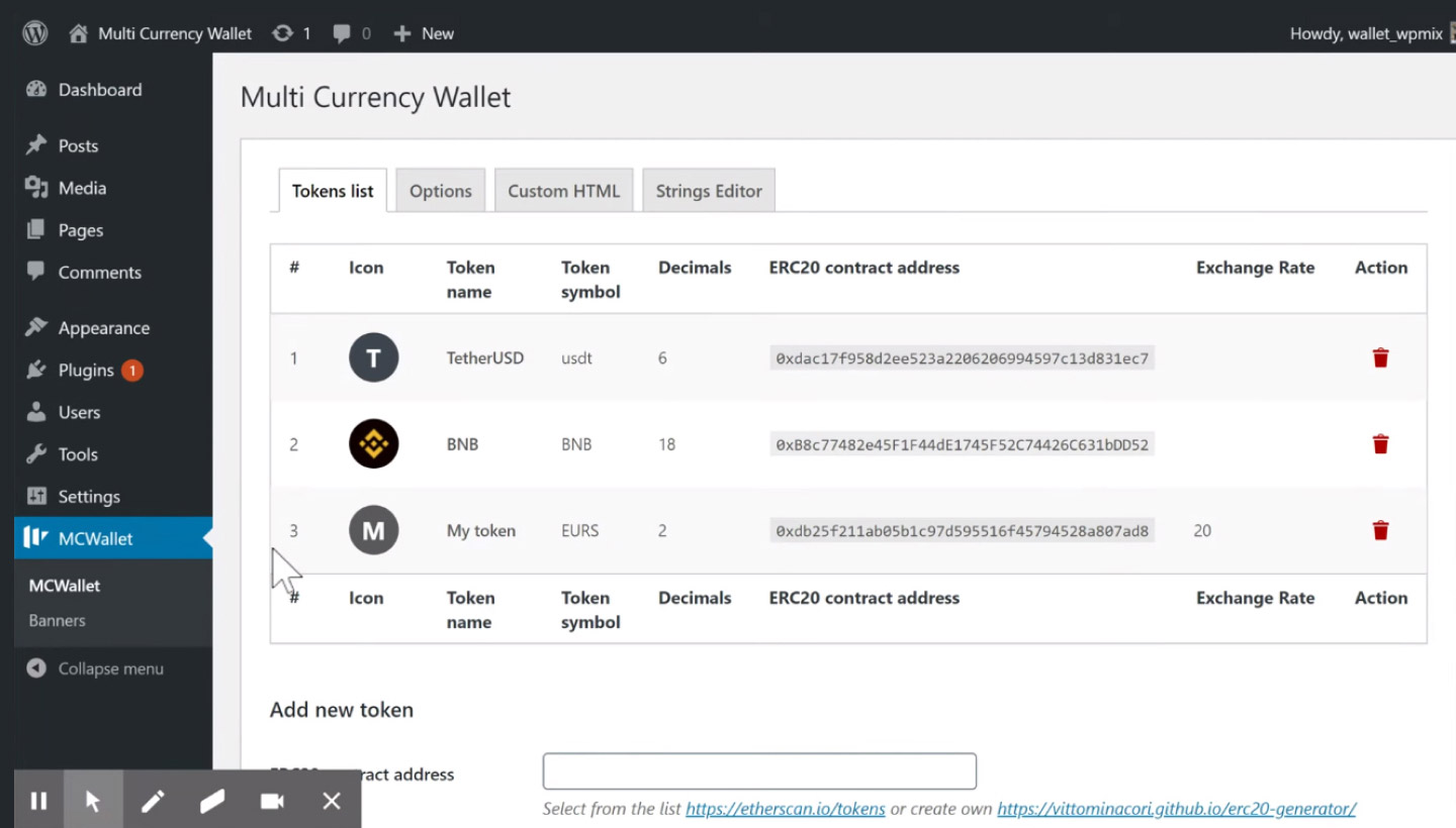 Watch admin panel video